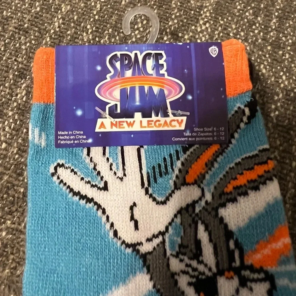 NWT 3 pair Of Space Jam A New Legacy Socks Size 6 -12